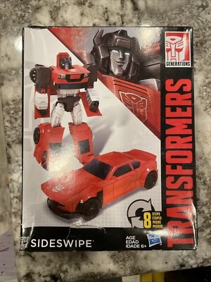 Transformers Generations Autobot Sideswipe Cyber Battalion Series Hasbro New - Image 1 of 4