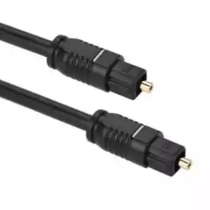 1m Premium Gold Toslink Optical Fibre Digital Audio Cable Lead Sound Cord S/PDIF - Picture 1 of 3