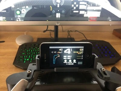 Logitech G29 g923 g920 MOD supporto smartphone cellulare sim racing PC simhub - Immagine 1 di 4