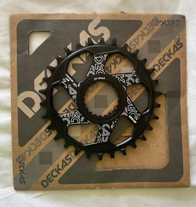 DECKAS Direct Mount Narrow Wide 1X Chainring 30T Round CNC Black for 7-12S MTB - Picture 1 of 1