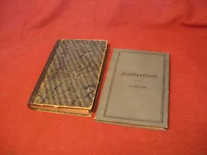 Vintage 1906 Lutherbuch Gustav German Book Martin Luther Lutheran Lefebuch 1893 - Imagen 1 de 23