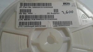 (100 Stück) GRM39X7R103K050AD, Murata, Kondensator, Keramik, 10nf, 50V, 10±%, X7R,  - Bild 1 von 1