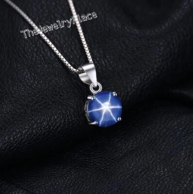 Genuine Blue Star Pendant in 925 Sterling Silver Lindy Star Necklace Infinity - Image 1 of 3