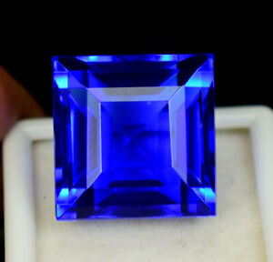 23.90 Ct Natural Transparent Royal Blue Tanzanite loose Gemstone Certified GIE