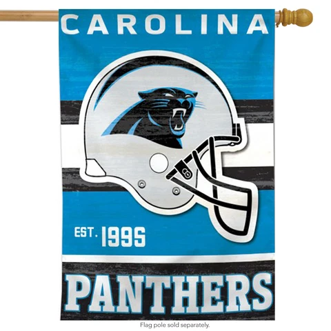 Carolina Panthers Vertical NFL House Flag Licensed Football Banner 28" x 40" Cover