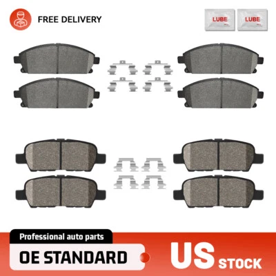 Комплект передних и задних керамических тормозных колодок для Nissan Quest 2004-2009 X-Trail 2002-2006 - Изображение 1 из 4