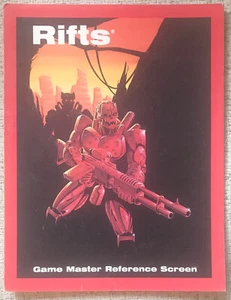 "RIFTS GAME MASTER REFERENCE SCREEN"" 1996 PB ED OTTIME CONDIZIONI + TUTTI GLI ARGOMENTI DI RIFERIMENTO RAPIDO! - Foto 1 di 1