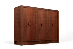 Antique French Art Deco Mahogany Sideboard Cabinet by Andre Sornay - Picture 1 of 11