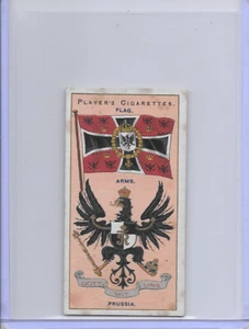 1905 Prussia Flag & Arms Imperial Tobacco John Player & Sons Card #49 - Bild 1 von 2