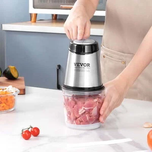 BENTISM Electric Food Chopper Food Processor 2.5 Cup Glass Bowl Meat Grinder - Picture 1 of 9