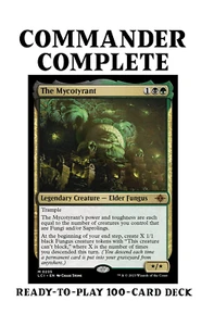 The Mycotyrant SAPROLINGS and FUNGUS DESCEND Magic MTG Custom Commander Deck - Picture 1 of 2