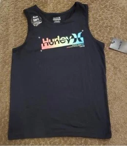Boys Child Youth HURLEY est. 1999 Black Tank Top Size Large NWT - Picture 1 of 1