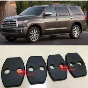 4 PIEZAS Cubierta con cerradura de puerta para Toyota 08~15 Sequoia ◎ - Imagen 1 de 4