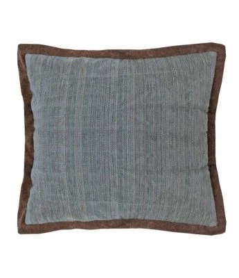 Gamuza sintética Veratex Dakota One Euro Sham verde marrón 26 X 26 nueva sin etiquetas Foto 1 de 3