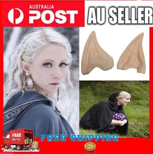 1 Pair Halloween Pointed Fairy Elf Hobbit Vulcan Spock Alien Cosplay Costume Ear - Picture 1 of 5