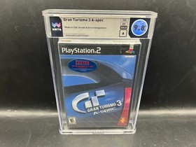 1st Print Sweepstakes Gran Turismo 3 A-Spec PS2 WATA 9.8 A FACTORY SEALED VGA