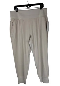NEW Athleta Venice High Rise Jogger Pants Size XL Zip Pockets Abalone Mid Rise - Picture 1 of 10
