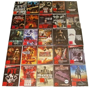 DVD Paket 100 verschiedene DVDs FSK 18 - NEU - Horror - Zombie - Action (2) - Bild 1 von 4