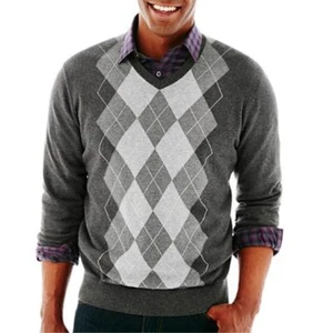Suéter Claiborne Argyle Brezo Combo Tallas L, XL, XXL NUEVO $55.00 - Imagen 1 de 2