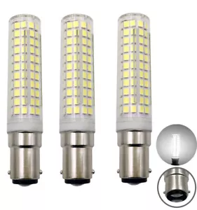 3pcs BA15d Bayonet Base LED Bulb 136 LEDs 2835 SMD Lamp 10W 110V Ceramics Light - Picture 1 of 11