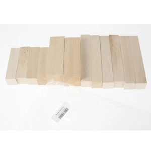 12Pcs Basswood Carving Block Natural Soft Wood Carving Block 3 Sizes JK - Picture 1 of 11
