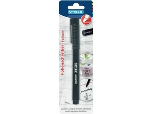 Folienschreiber Schwarz Wasserfest 32790 STYLEX Fein Overhead 2,5mm 32790 - Bild 1 von 1