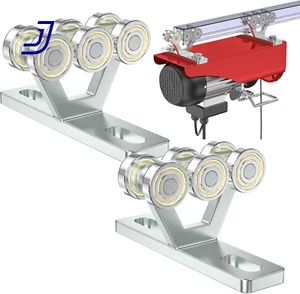 Trolley Wheel 6 Hoist with Rollers Strut Trolley Assembly for Electric Hoist NEW - Picture 1 of 12