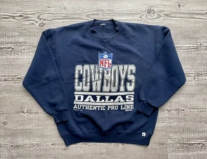 VTG RUSSELL 90’s Dallas Cowboys Sweatshirt Men’s Size XL Big Print Pro Line USA! - Picture 1 of 8