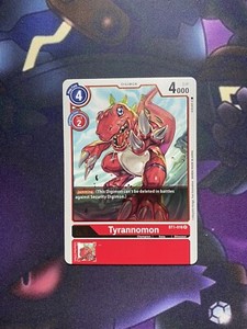 Tyrannomon BT1-016 R - Red - English Digimon CCG 1.0 - NM