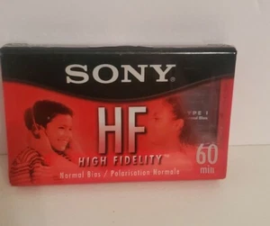 New! 1-Sony HF Type I Normal Bias Recording Blank Cassette Tape 60 min  - Picture 1 of 4