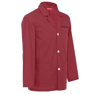 Men's Custom Personalized 31 Inch Consultation Lab Coat - Add Your Text - Picture 1 of 60