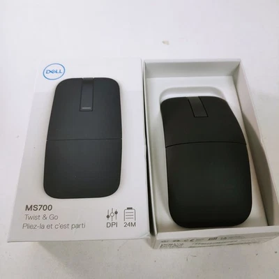 USED Original Dell MS700 Twist & Go Wireless Travel Mouse - Black - Image 1 of 4