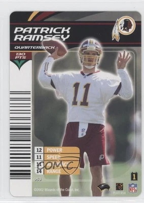 2002-03 NFL Showdown 1st & Goal Patrick Ramsey #053 Rookie RC - Image 1 of 2