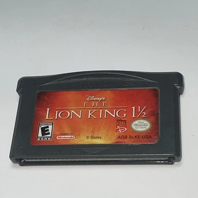 The Lion King 1 1/2 (Nintendo Game Boy Advance, 2003) probado y funcionando GBA Foto 1 de 2