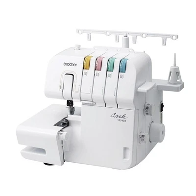 Brother 1034 DX 4 Faden Overlock Nähmaschine mit Differentialtransport, Rollsaum - Bild 1 von 4