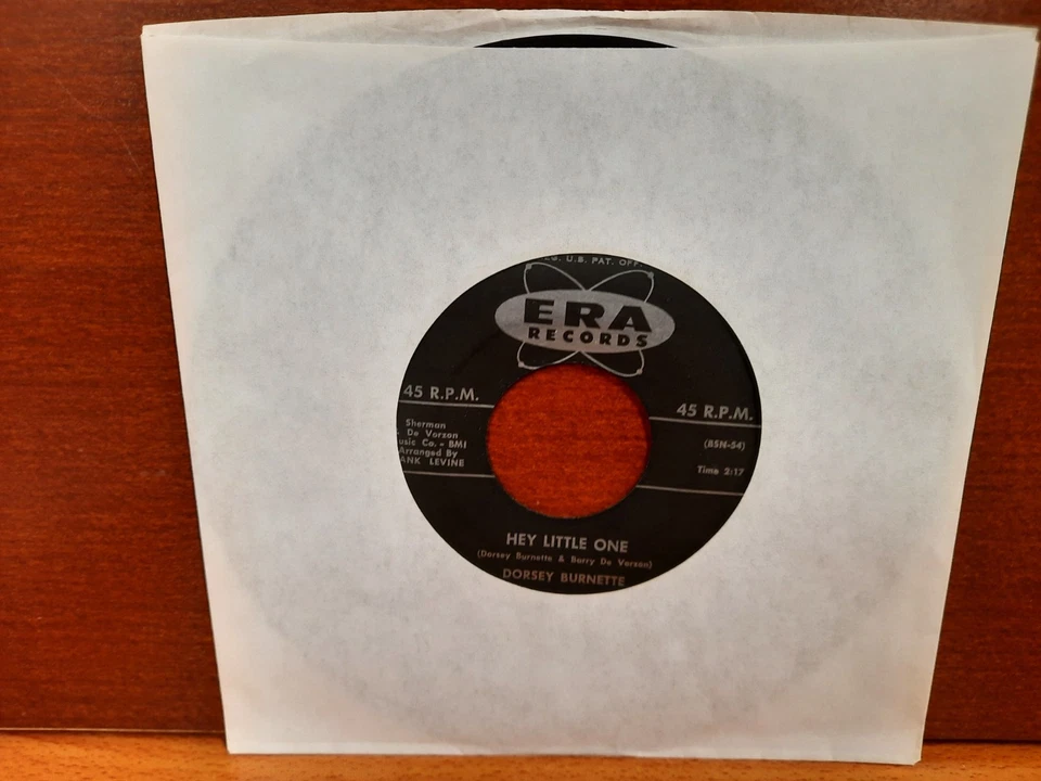 45 / Dorsey Burnette / 1960 / Hey Little One / Big Rock Candy Mountain Foto 1 de 1