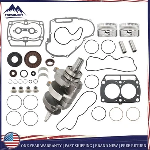 For Polaris RZR Ranger Sportsman 800 Engine Rebuild Kit Crankshaft Piston Gasket - Picture 1 of 10