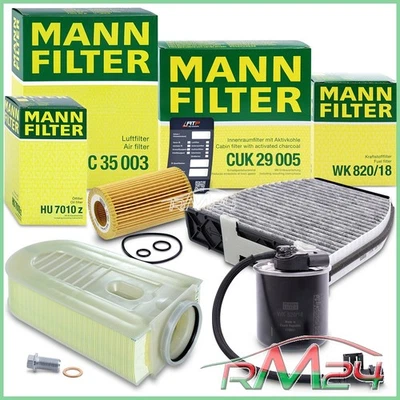 MANN-FILTER KIT TAGLIANDO B PER MERCEDES BENZ CLASSE C W204 C204 S204 C 180-250 - Immagine 1 di 4