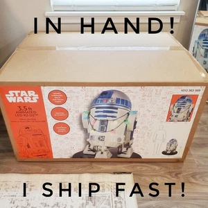 Star Wars R2D2 Weihnachtsdeko Animatronic Home Depot 3,5 Fuß in der Hand R2-D2  - Bild 1 von 11