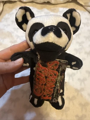 Grateful Dead Crazy Fingers Gorro Esqueleto Oso Azul Líquido 7” Peluche De Colección Foto 1 de 4