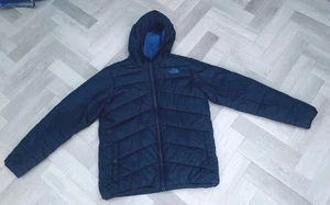 The North Face Boys Navy Blue Puffer Jacket/coat - Size XL Age 14-16 yrs - Picture 1 of 8