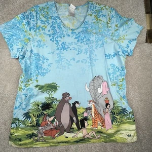 Disney Jungle Book Scrub Top XL - Picture 1 of 8