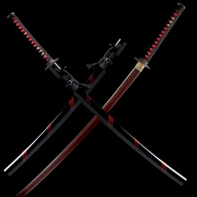 Espada Dragón Samurai Japonés Katana Acero Doblado Damasco Sangriento Listo para Batalla Foto 1 de 4