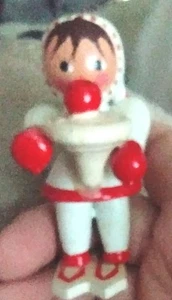 Vintage Holzornament aus den frühen 1920er Jahren mit Kind für kalte... - Bild 1 von 13