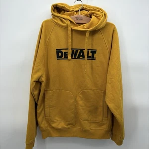 DeWALT Herren Sweatshirt Kapuzen Hoodie Midweight Grafik vorne/hinten gelb Medium - Bild 1 von 8