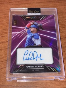 2024 Wild Card Metallix Gabriel Moreno Auto Light SP Viola #/15 Diamondbacks - Foto 1 di 3