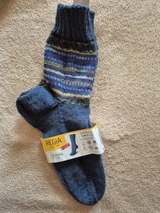 Herrensocken handgestrickt, aus Regialwolle Gr.42-43 - Bild 1 von 1