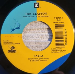 Eric Clapton "Layla (unplugged) / Signe" sehr guter Zustand+ - Bild 1 von 3