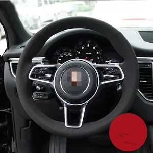 For Porsche Cayman Boxster Cayenne Macan 991 997 Hand Sewn Steering Wheel Trim - Bild 1 von 11