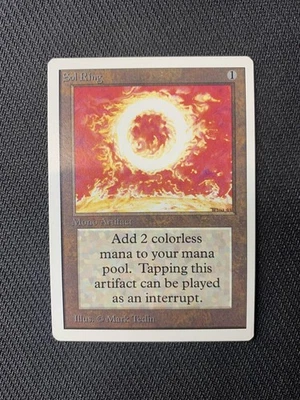MTG Magic the Gathering UNLIMITED SOL RING NM Front LP Back - Image 1 of 4